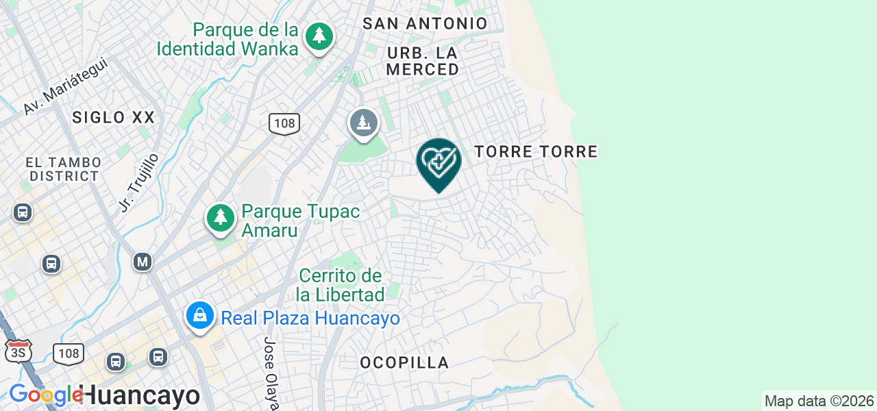 Mapa de Ccorian Ginecologia y Obstetrcia Especializada