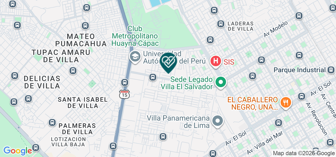 Mapa de Consultorio Medico Familiar 1° de Mayo D & S