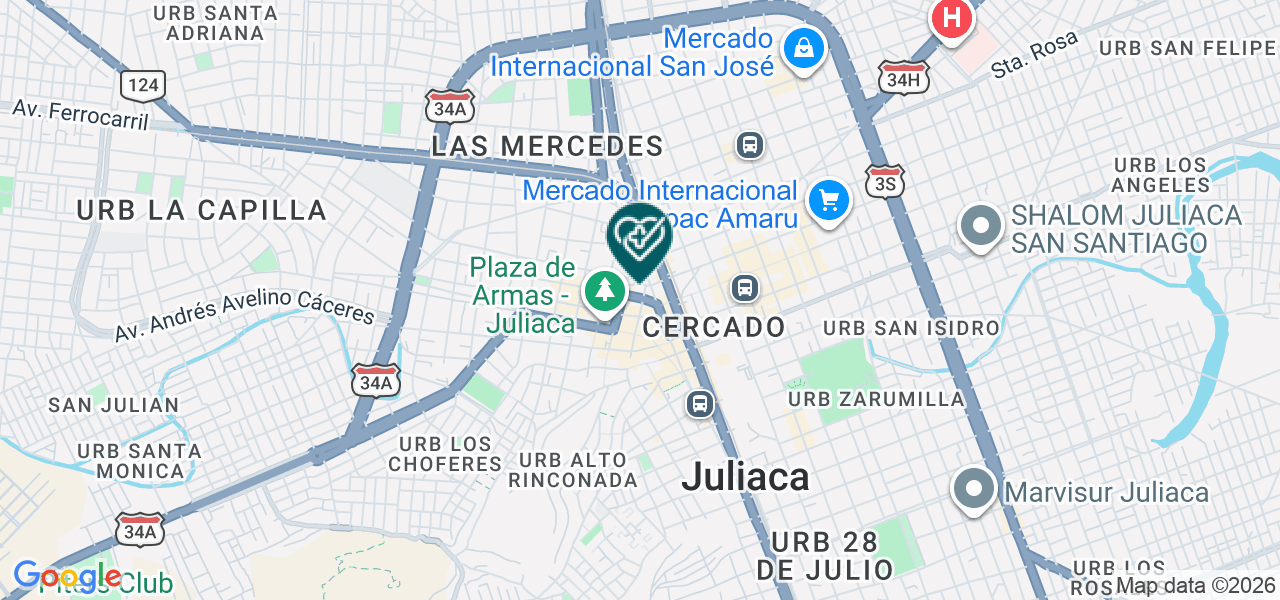 Mapa de Policlinico Nayrami