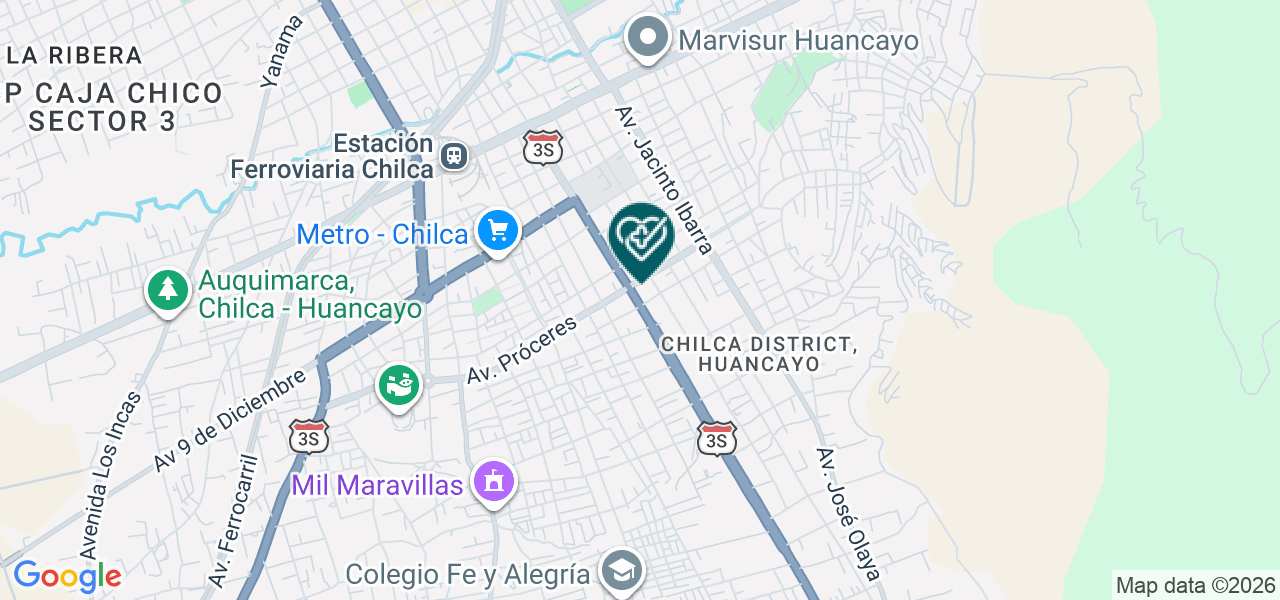 Mapa de Consultorio Odontologico Bios Dent
