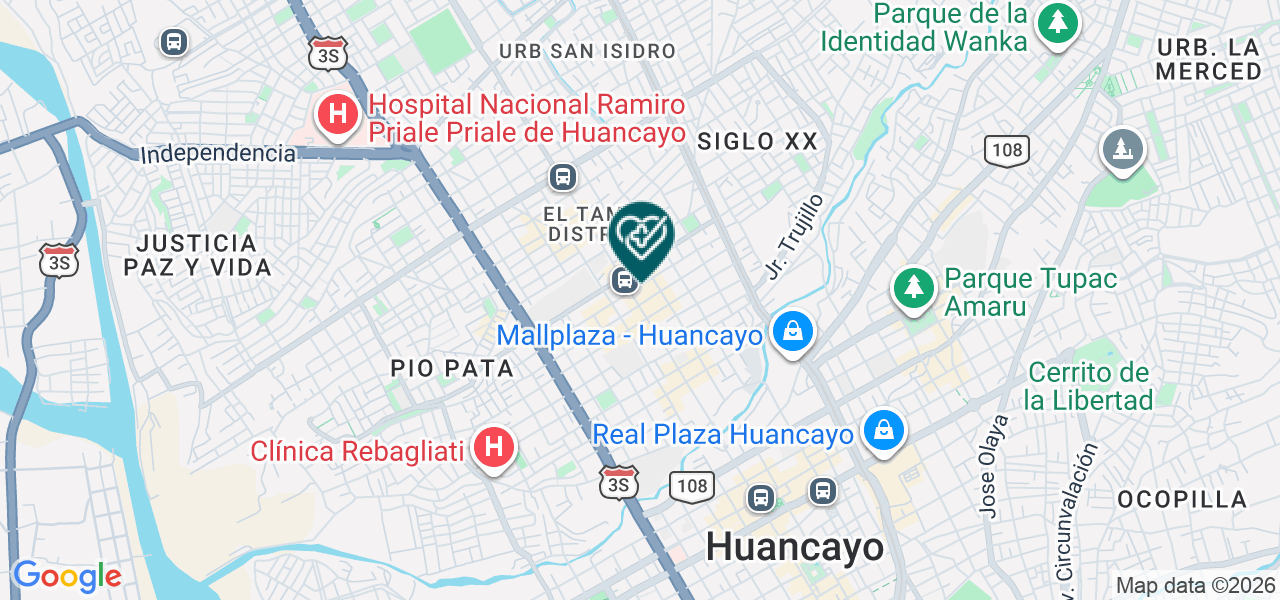 Mapa de Centro Medico “smedic” Especializado