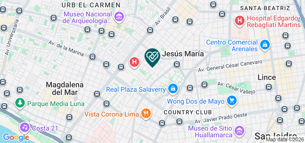Mapa de Centro Especializado en Fisioterapia y Rehabilitacion Lotus Balance