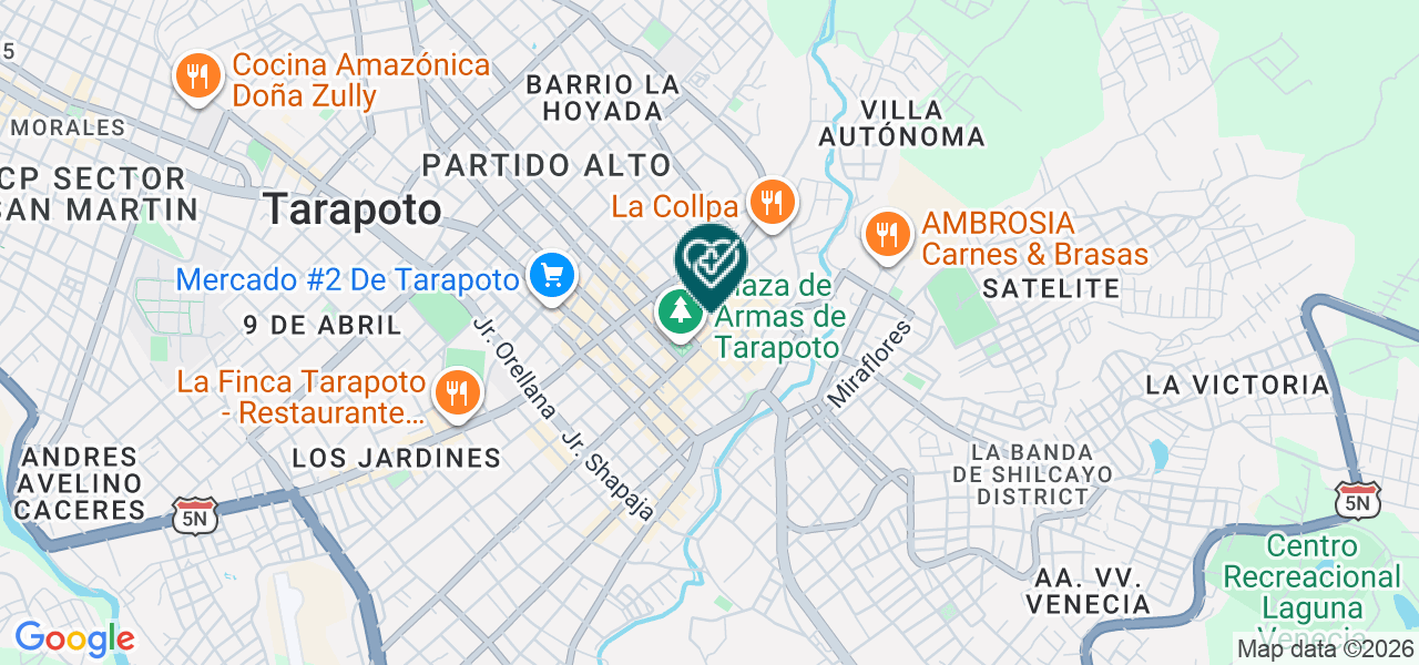 Mapa de Consultorio Dental Orquidea
