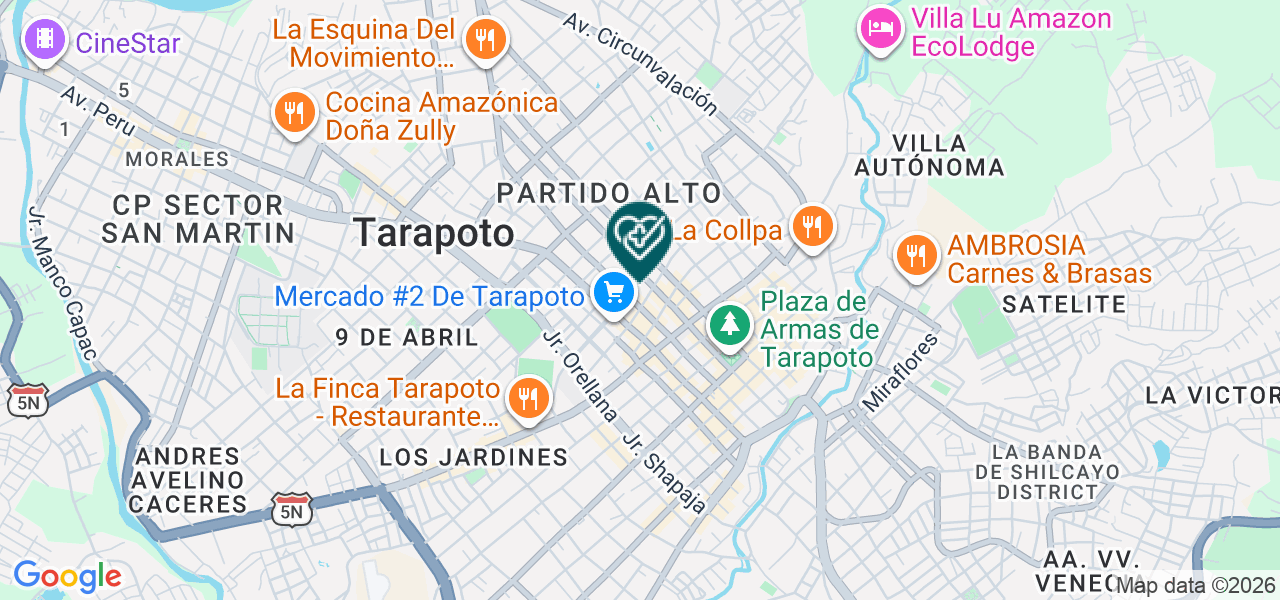 Mapa de Sarah Salud Integral de la Mujer