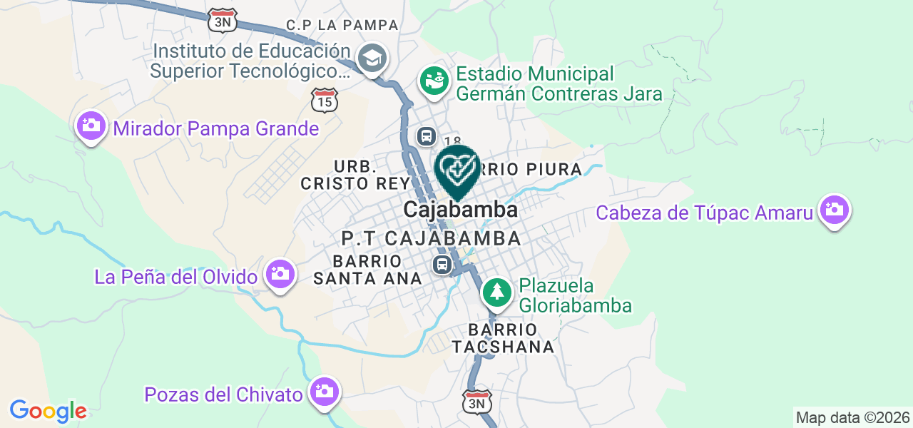 Mapa de Centro Medico Coopac Nsr
