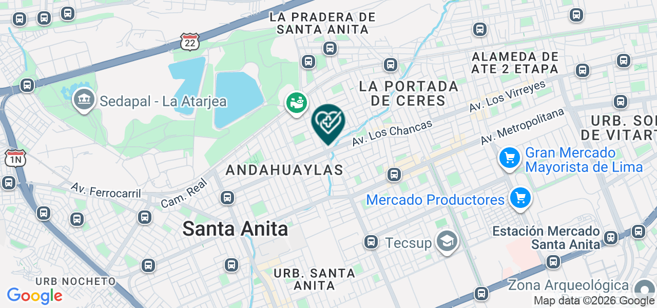 Mapa de Consultorio Dental Aliss