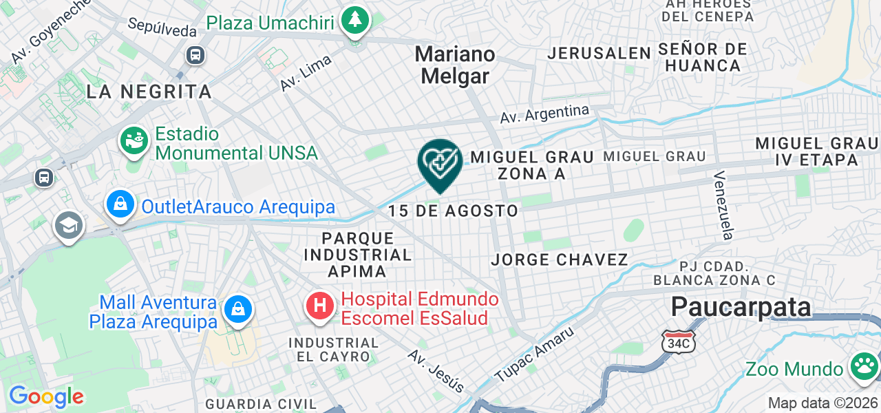 Mapa de Consultorio Medico "alivio