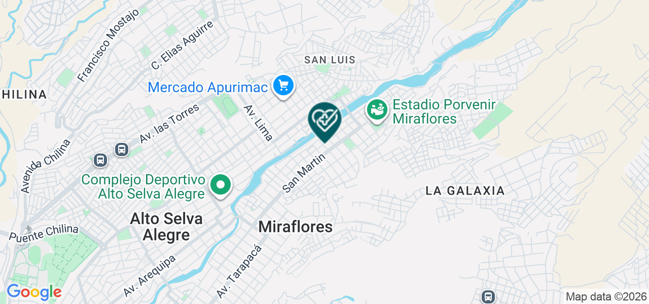 Mapa de Consultorio Odontologico Priodent
