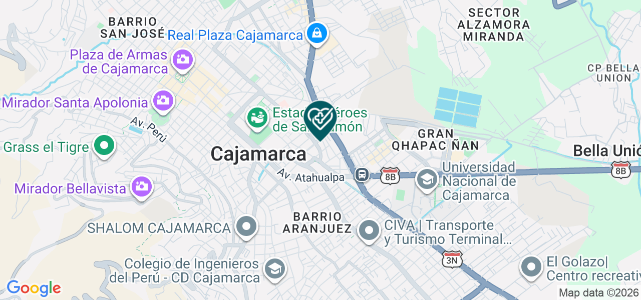 Mapa de Consultorio Médico Regenerativo