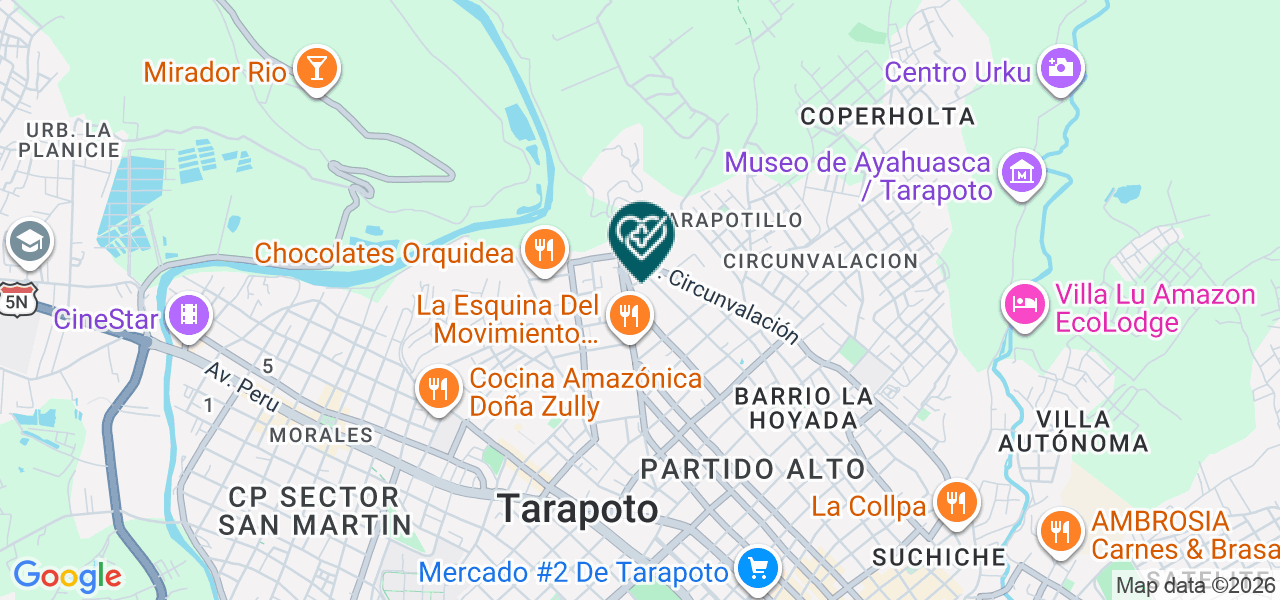 Mapa de Nova Lab Laboratorio Análisis Clínicos y Anatomopatológicos