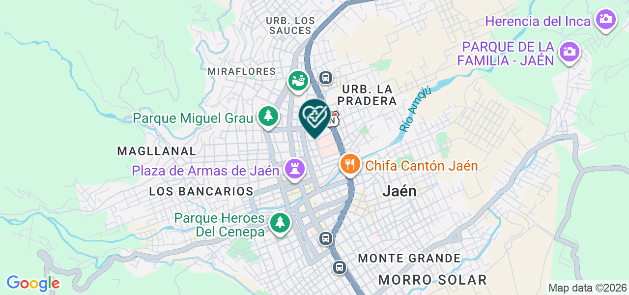 Mapa de Centro Integral de Especialidades del Norte