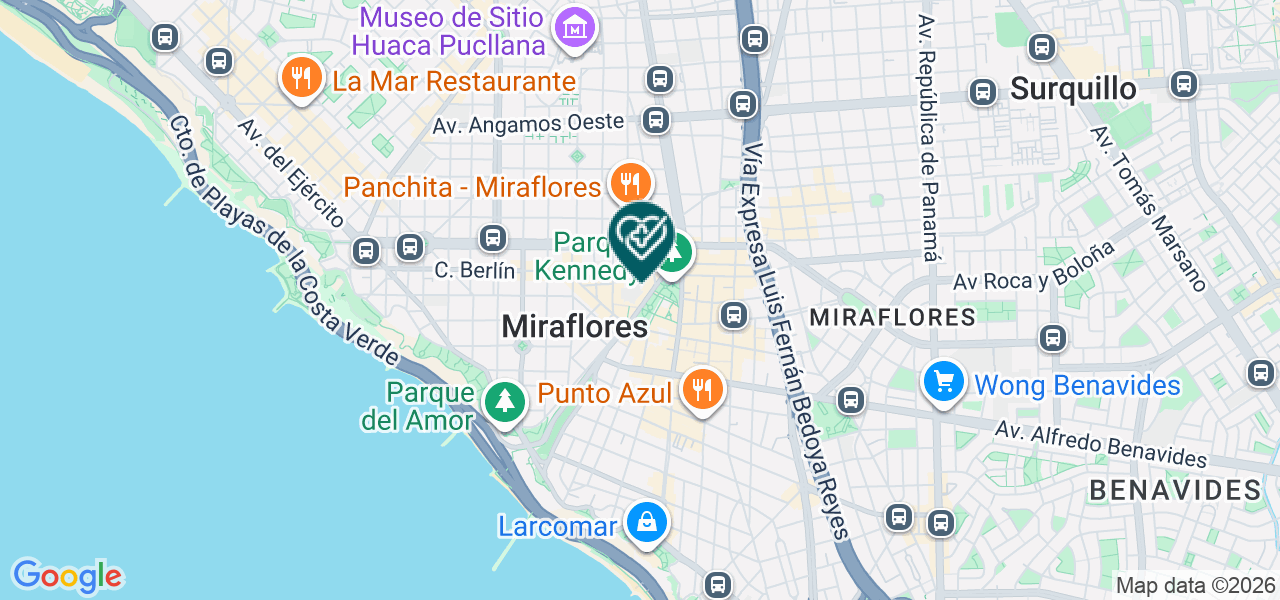 Mapa de Centro Odontologico Prismadent S.A.C.