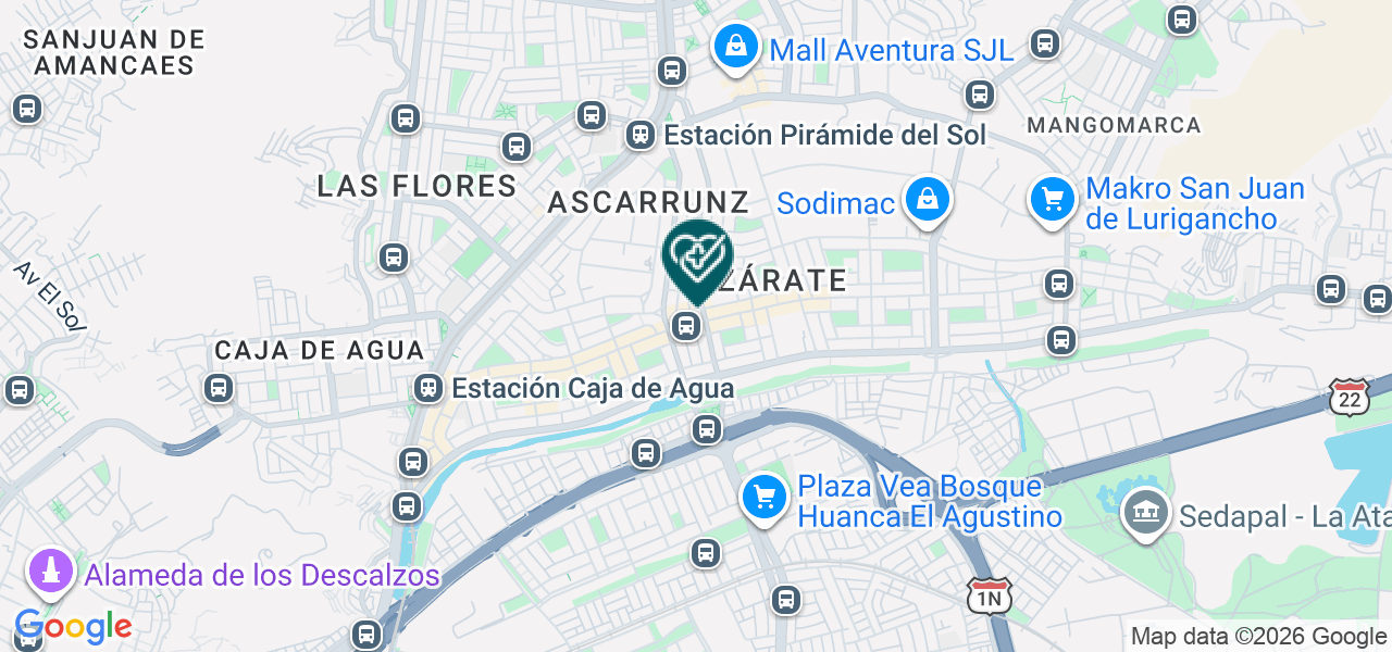 Mapa de Gestar en Buenas Manos EIRL