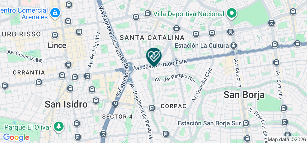 Mapa de Expert Visión Oftalmologia Especializada