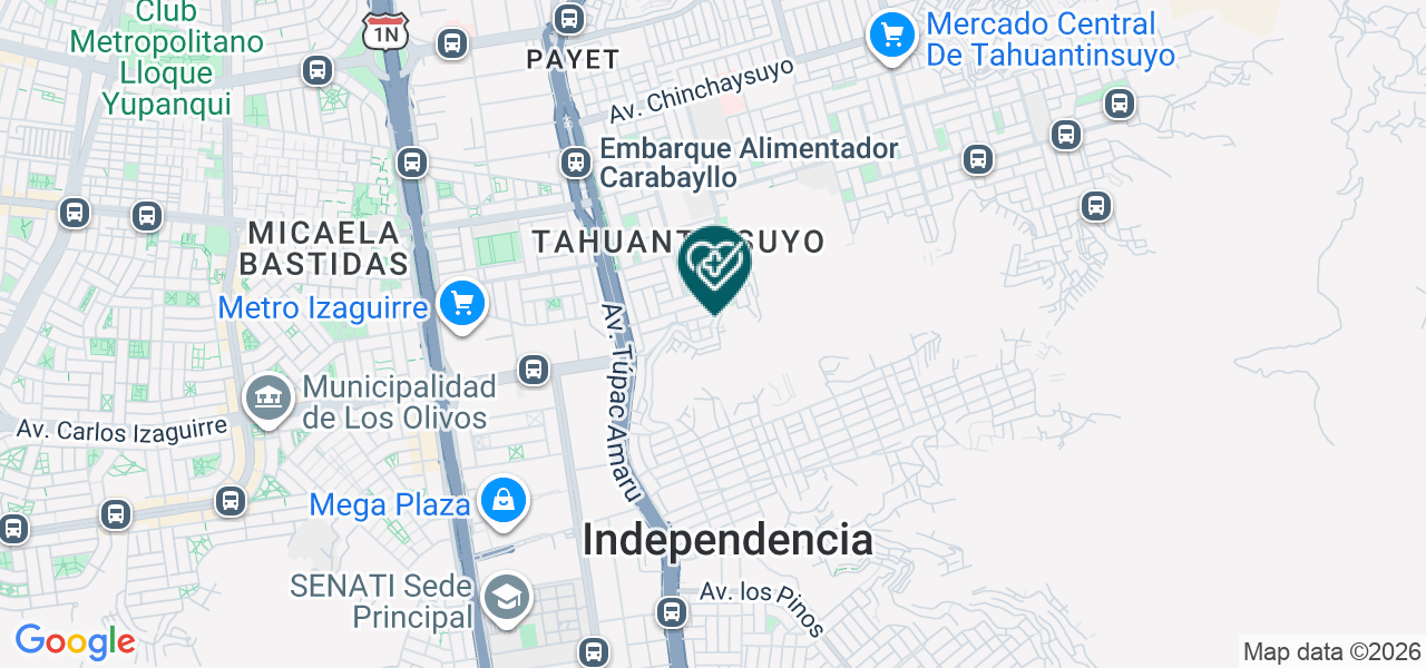 Mapa de Interdial Norte S.A.C