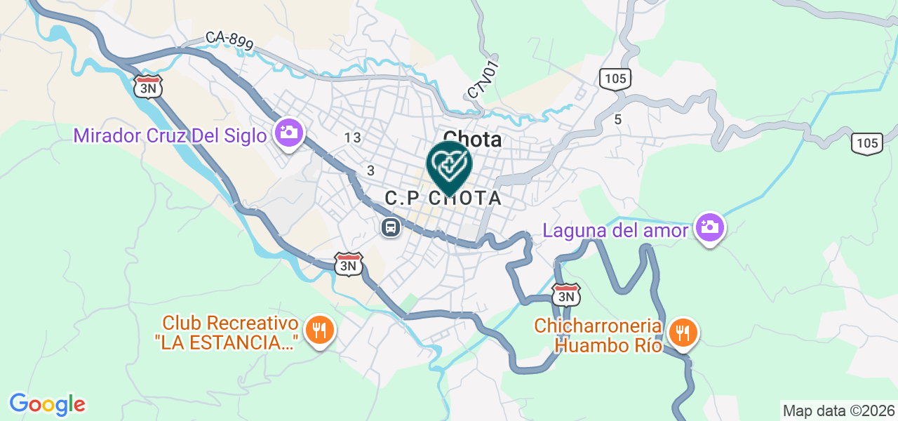 Mapa de Centro Odontológico Dental Perez