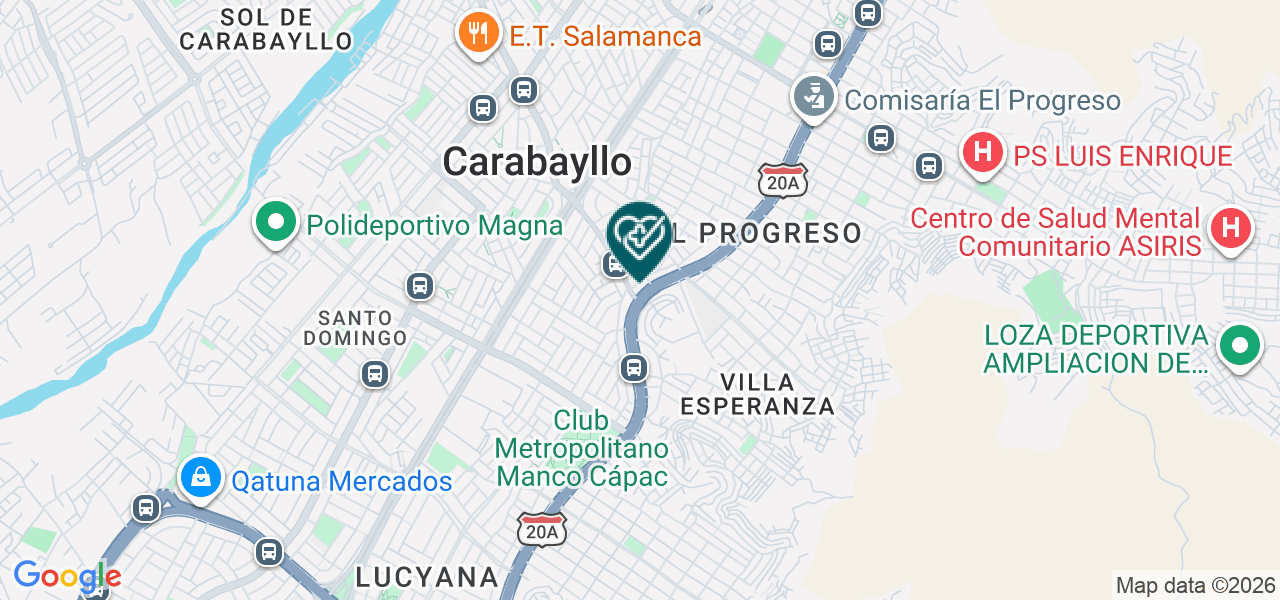 Mapa de Transneuro Peru