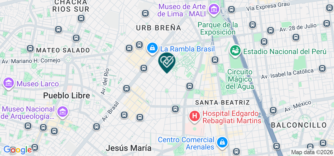 Mapa de Consultorio de Medicina