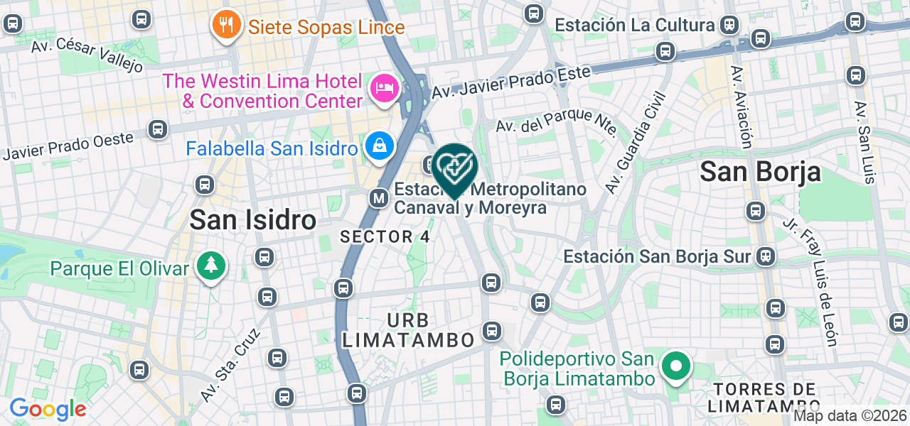 Mapa de Peru Health Solutions