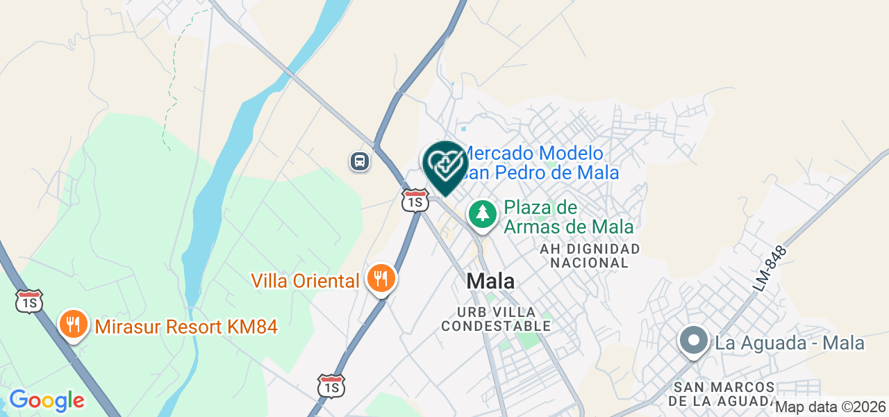 Mapa de Consultorio Santa Rosa
