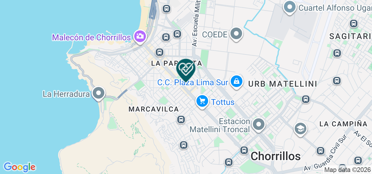 Mapa de Servicios y Promociones de Salud S.A.C.