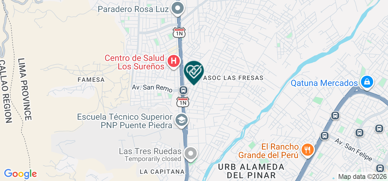 Mapa de Consultorio Dental Hidalgo