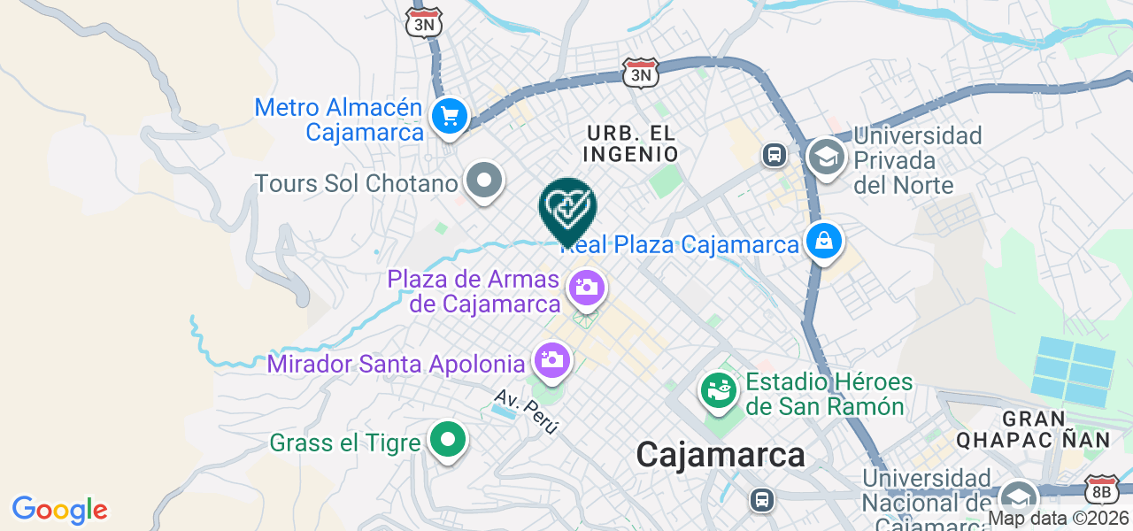 Mapa de Zona Medic - Servicios Medicos