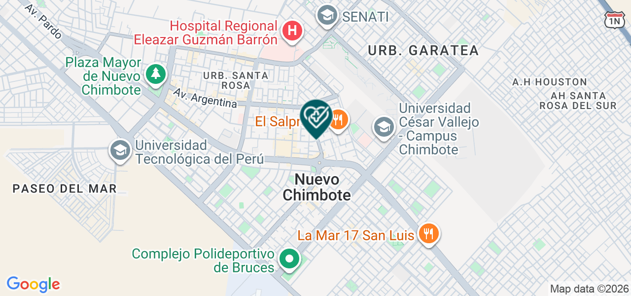 Mapa de Clinica Belli Denti S.A.C
