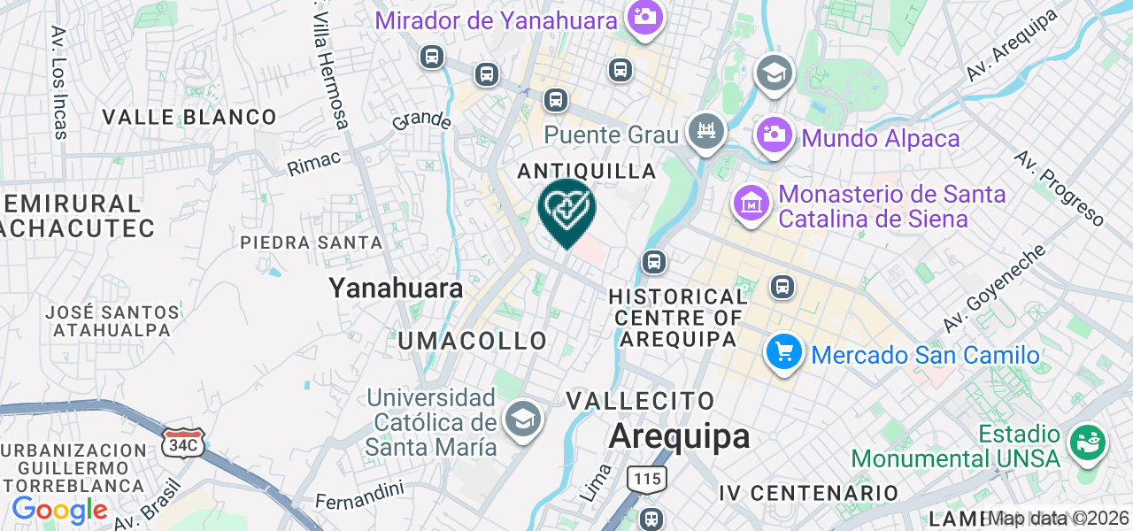Mapa de Doctor Muelita S.A.C
