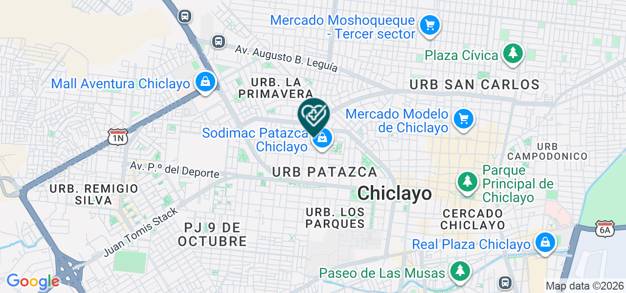 Mapa de Servicios Mèdicos Integrales del Norte EIRL