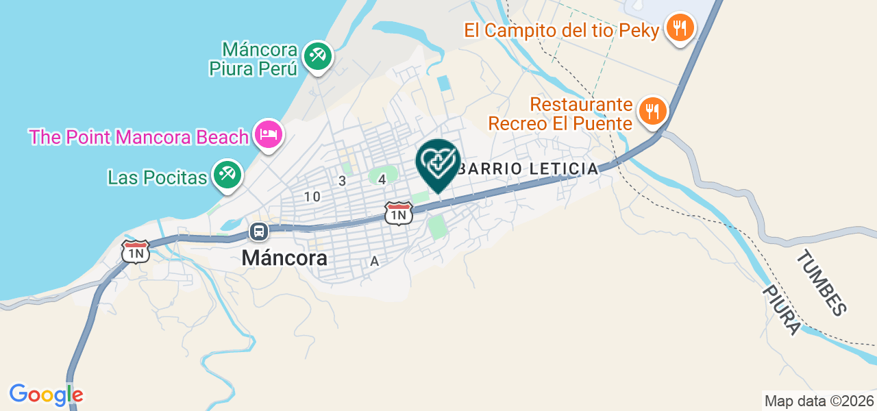 Mapa de Medical Center
