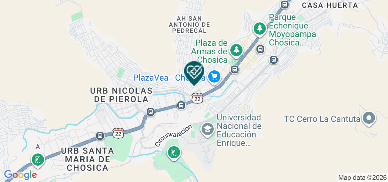 Mapa de Consultorios Mèdicos Rosales