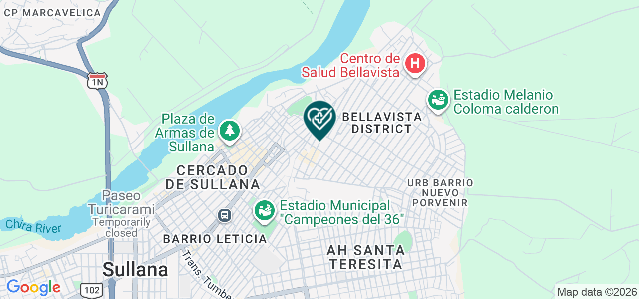 Mapa de Centro de Analisis Clinicos y Microbiologicos San Gabriel E.I.R.L.